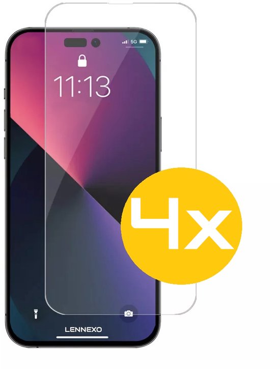 Tempered Glass Screenprotector iPhone 14 Pro