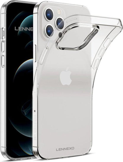Lennexo transparant siliconen hoesje voor iPhone 11 Pro Max