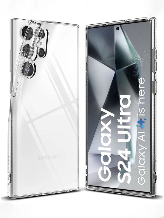Lennexo transparant hoesje voor Samsung Galaxy S24 Ultra