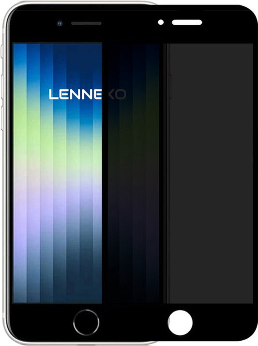 Lennexo Privacy Screenprotector voor iPhone SE/8/7