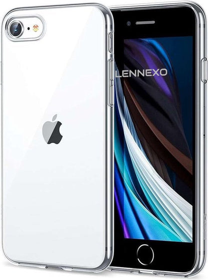 Lennexo transparant siliconen hoesje voor iPhone SE/8/7