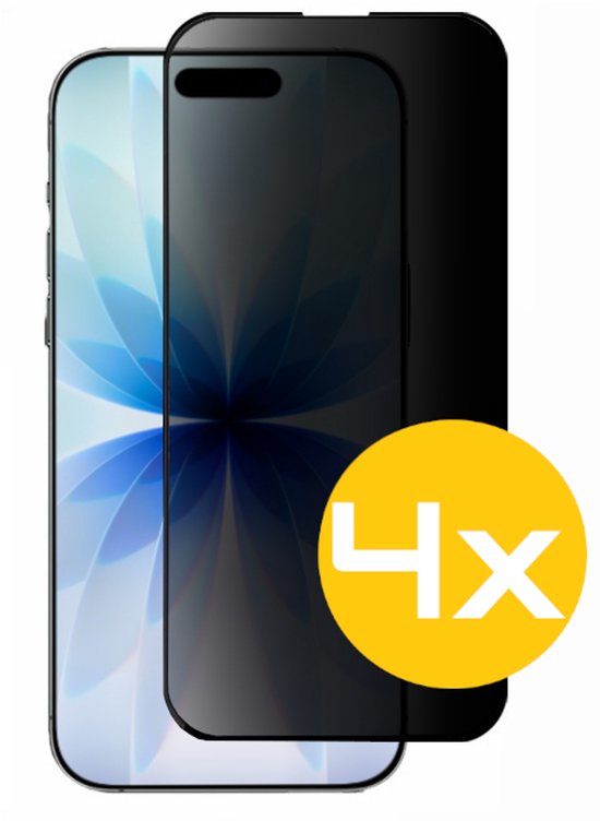 Lennexo Privacy screenprotector voor iPhone 17