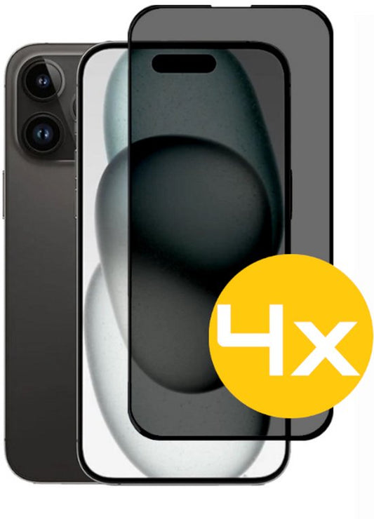 Lennexo Privacy screenprotector iPhone 15