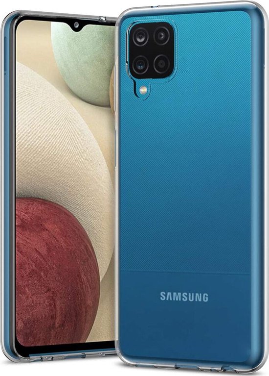 Transparant Hoesje en Screenprotector Combi Geschikt voor Samsung A12