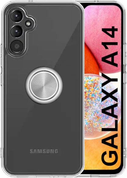Armordrop hoesje met ring geschikt voor Samsung Galaxy A14