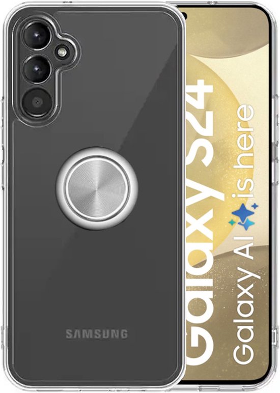 Armordrop telefoonhoesje met ring voor Samsung Galaxy S24