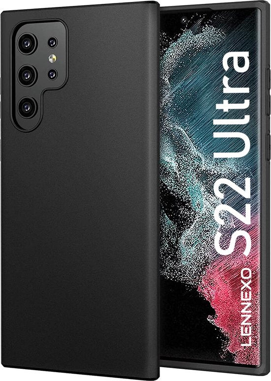 Lennexo siliconen hoesje voor Samsung Galaxy S22 Ultra