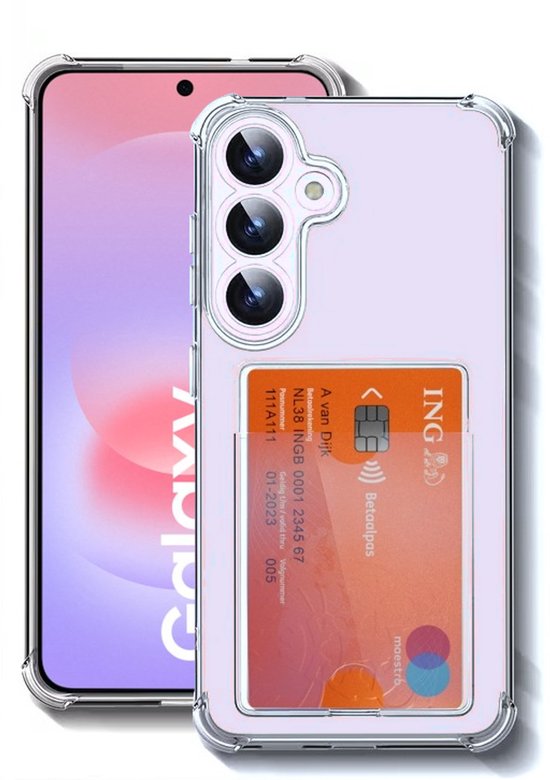 Lennexo pashouder hoesje voor Samsung A37