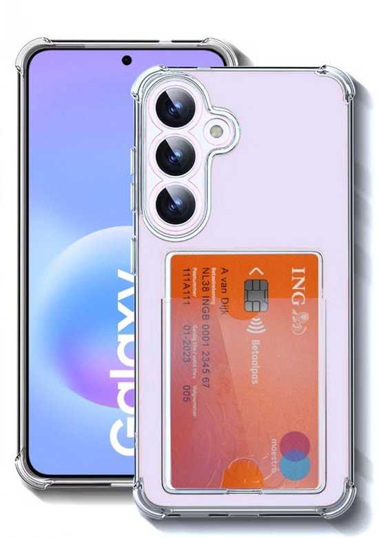 Lennexo pashouder hoesje voor Samsung A57