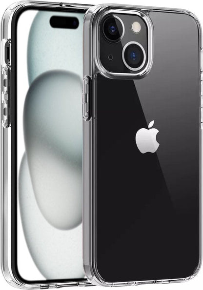 Lennexo transparant siliconen hoesje voor iPhone 15