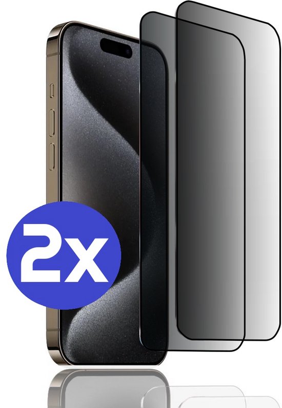 ArmorDrop Privacy screenprotector voor iPhone 15 Pro