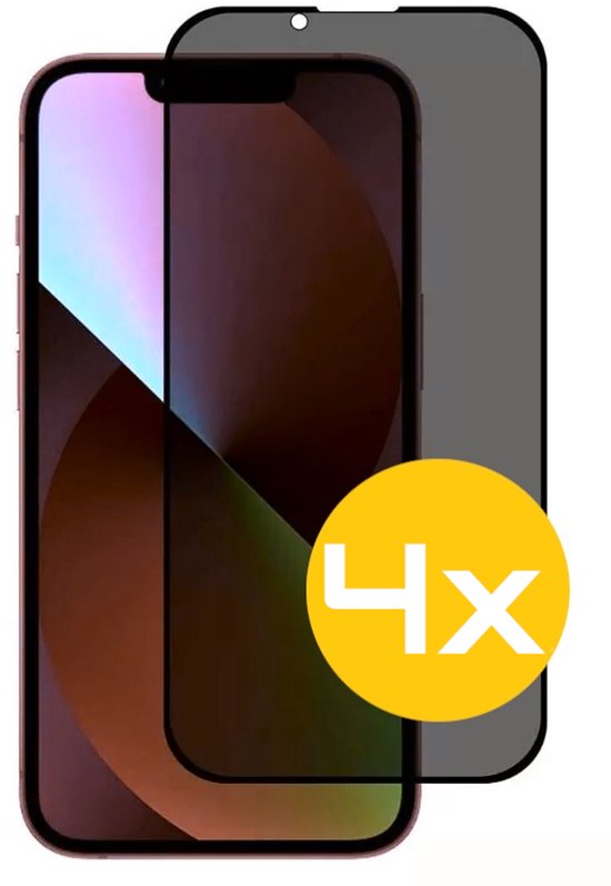 Lennexo Privacy Screenprotector iPhone 14 Plus 4-Pack