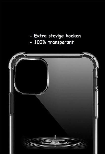 Lennexo Anti-Shock transparant hoesje voor iPhone 13 Pro