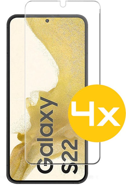 Tempered Glass Screenprotector voor Samsung Galaxy S22