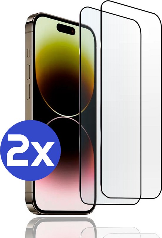 ArmorDrop Full Guard glazen screenprotector voor iPhone 14 Pro Max