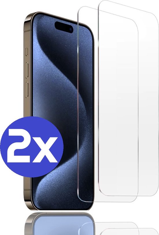 Armordrop glazen screenprotector voor iPhone 15 Pro Max