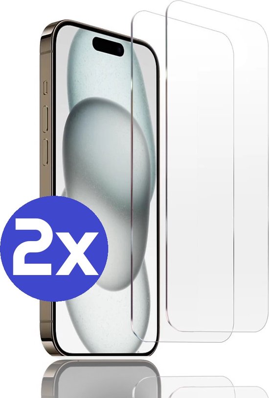 Armordrop glazen screenprotector voor iPhone 15