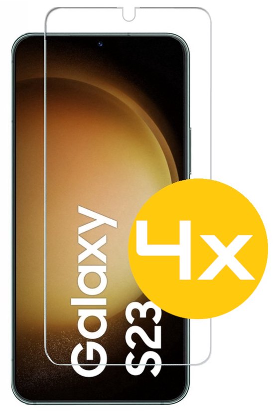 Lennexo Tempered Glass Screenprotector Geschikt Voor Samsung Galaxy S23