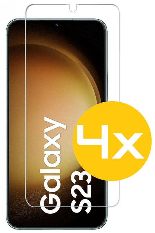 Lennexo Tempered Glass Screenprotector Geschikt Voor Samsung Galaxy S23