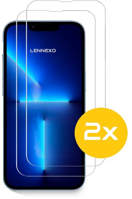 Lennexo anti-shock hoesje met screenprotector voor iPhone 13 Mini