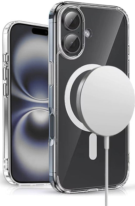 Lennexo iPhone 16 magnetisch siliconen hoesje
