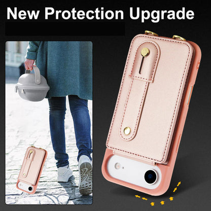 iPhone Air hoesje met pasjeshouder en draagkoord