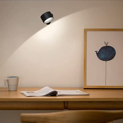 Draaibare LED-wandlamp met magnetische houder