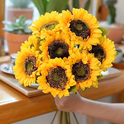 Odior kunst zonnebloemen boeket