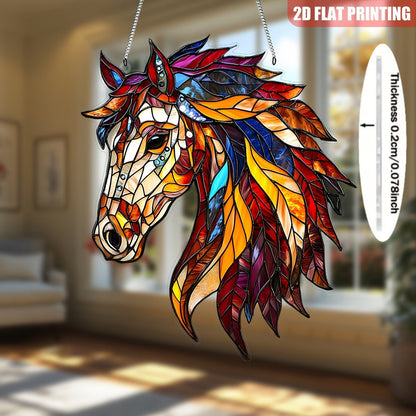 Paardenhoofd Acryl Wanddecoratie