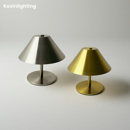 Draadloze metalen tafellamp oplaadbaar
