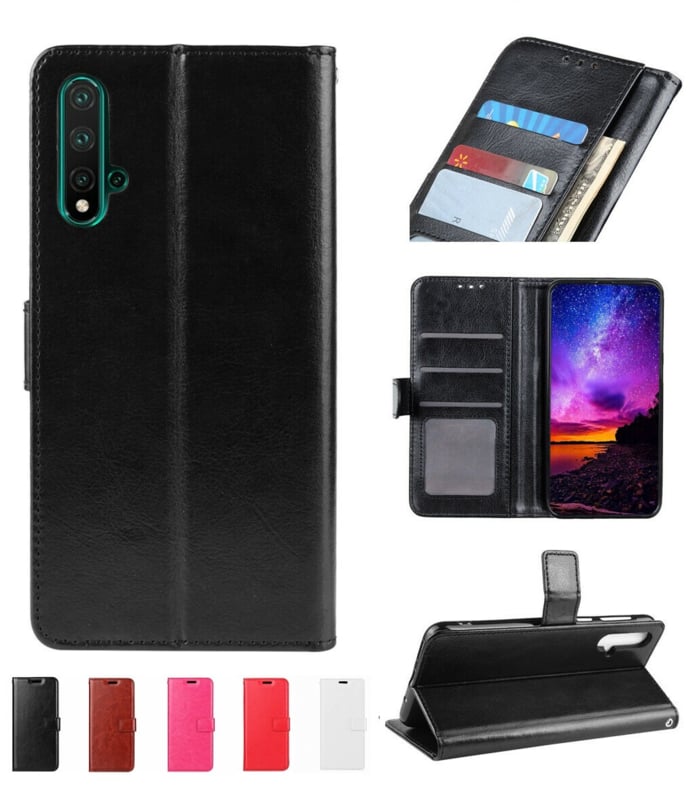 Galaxy Note 10 Plus Leren Portemonnee Hoesje