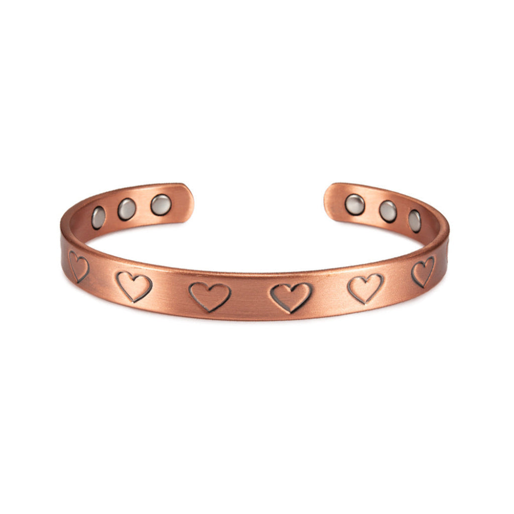 Verstelbare magnetische koperen armband