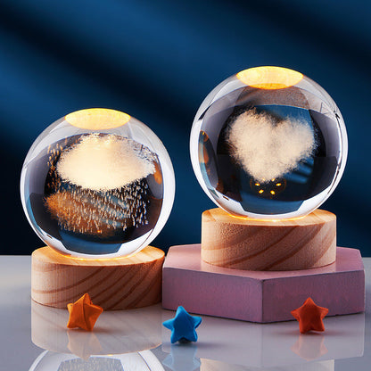 Odior 3D kristallen LED nachtlamp