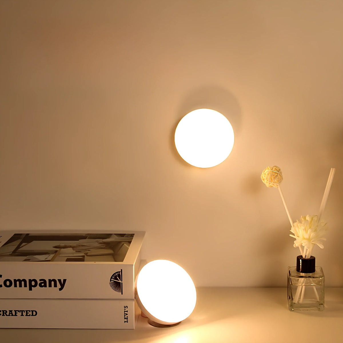 Lumio Japandi draadloze wandlamp