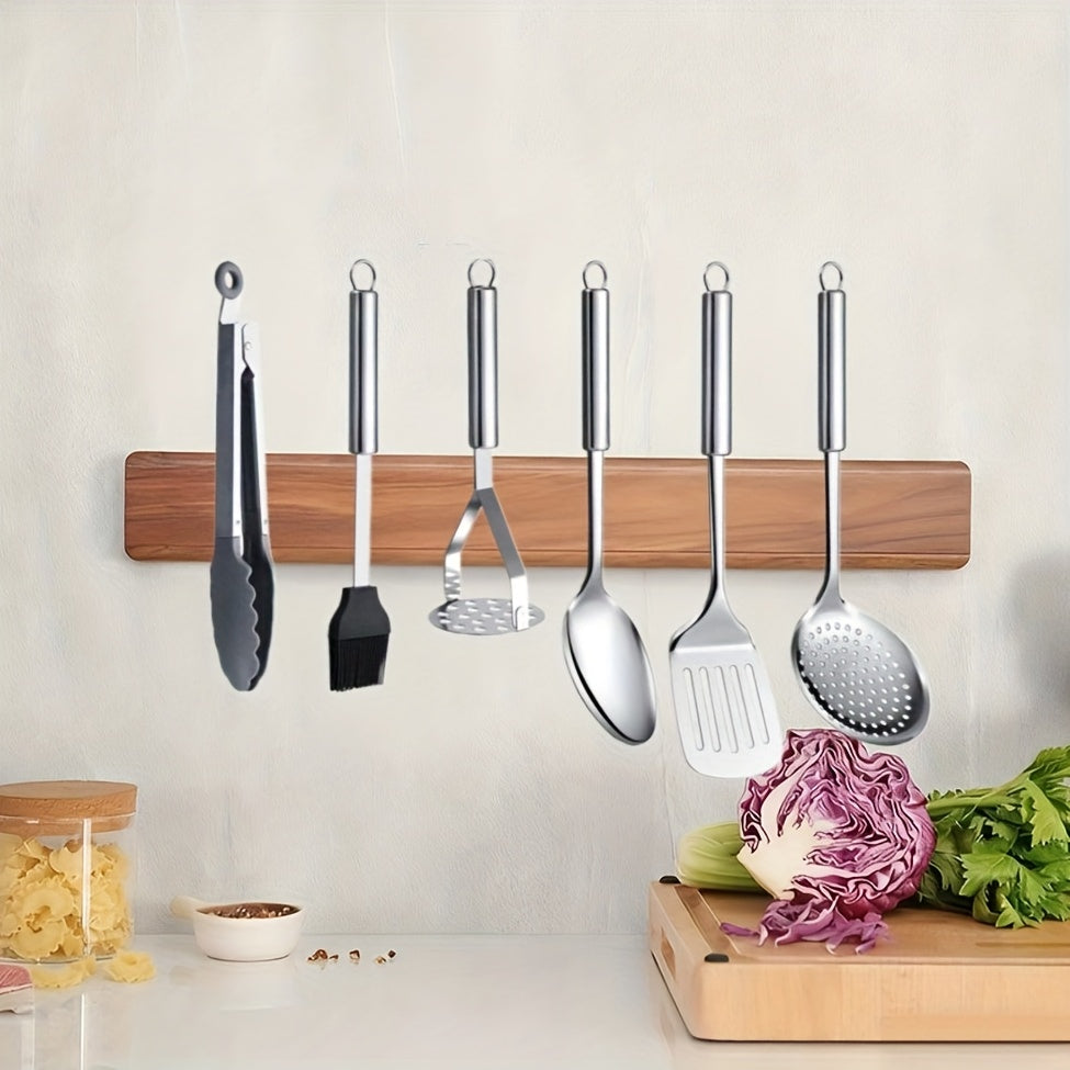 Magnetische Keuken Opbergstrip van Acaciahout