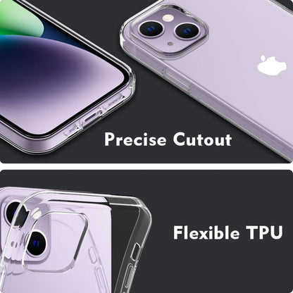 iPhone 14 / 16e / 17e Premium Soft TPU hoesje transparant