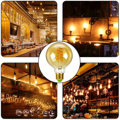 AmberGlow vintage spiraal LED-lampen