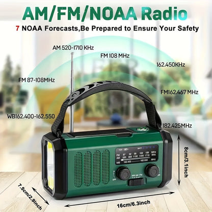 SurvivorPower multifunctionele noodradio