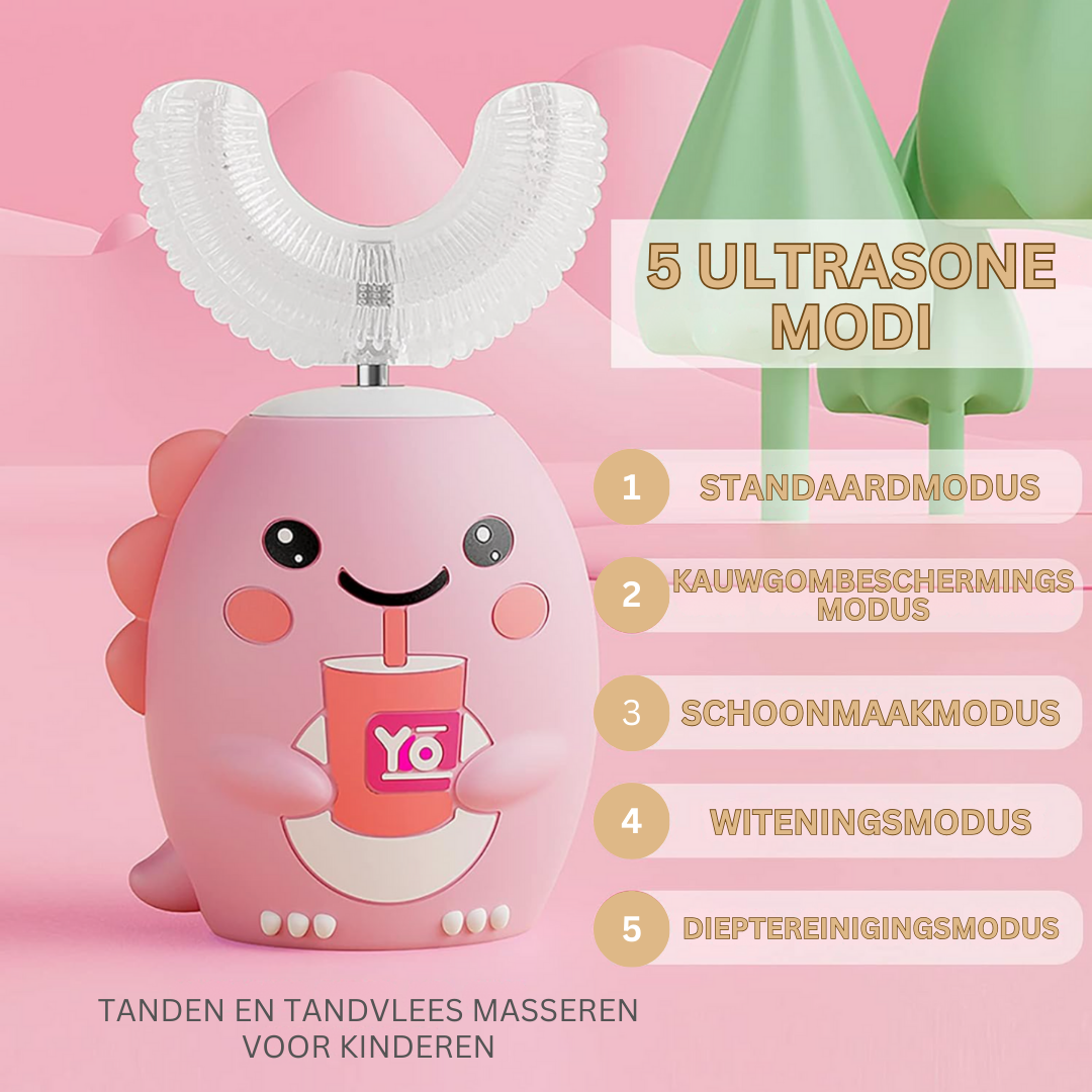 BrightSmiles ultrasone U-vormige kindertandenborstel