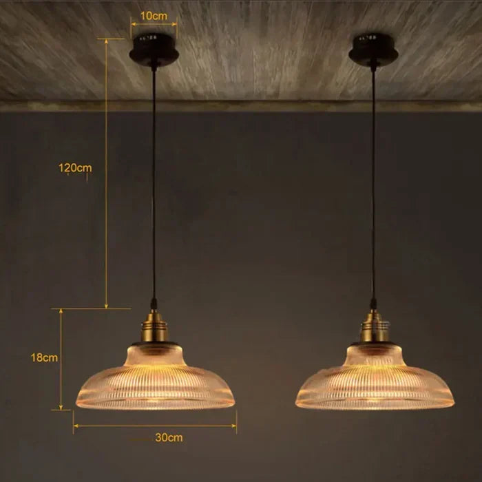 Odior LumiVibe glazen hanglamp