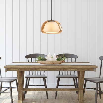 Glazen koepel moderne minimalistische hanglamp