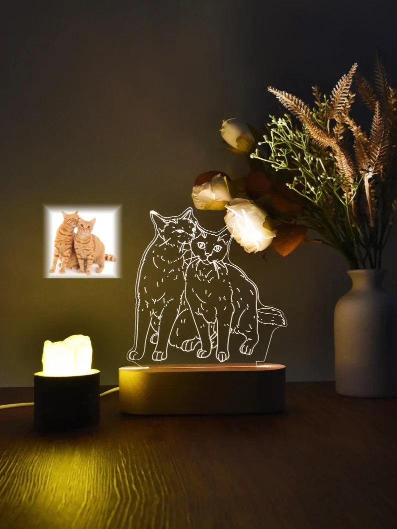 MemoryGlow gepersonaliseerde LED fotolamp