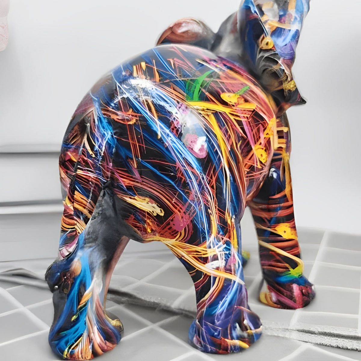 Lumio Ollio abstract olifanten standbeeld