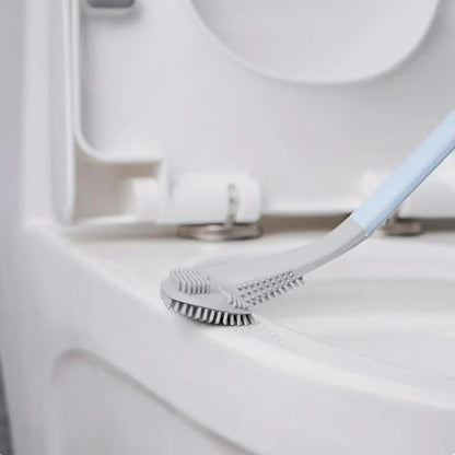 Silicone toiletborstel met wandhouder