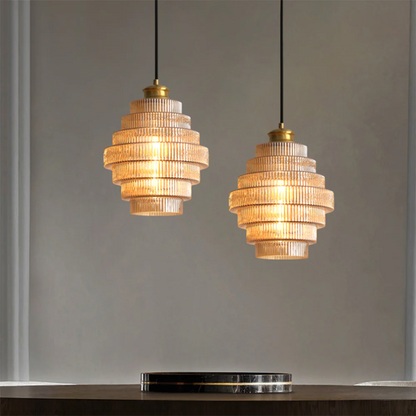 Golvende Glazen Hanglamp