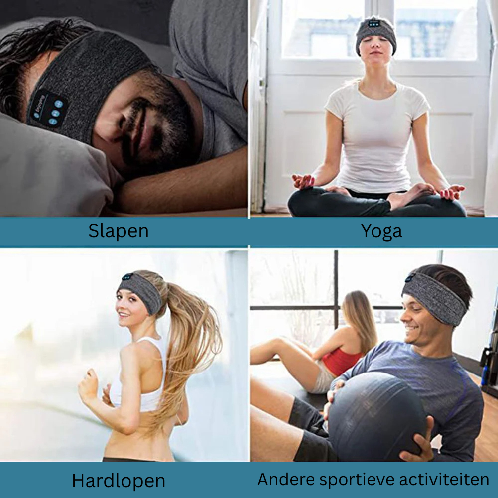 DreamBeats draadloze slaapmasker hoofdband