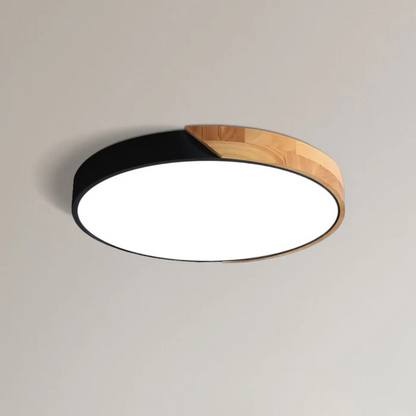 Delos Scandinavische LED Plafondlamp van Hout