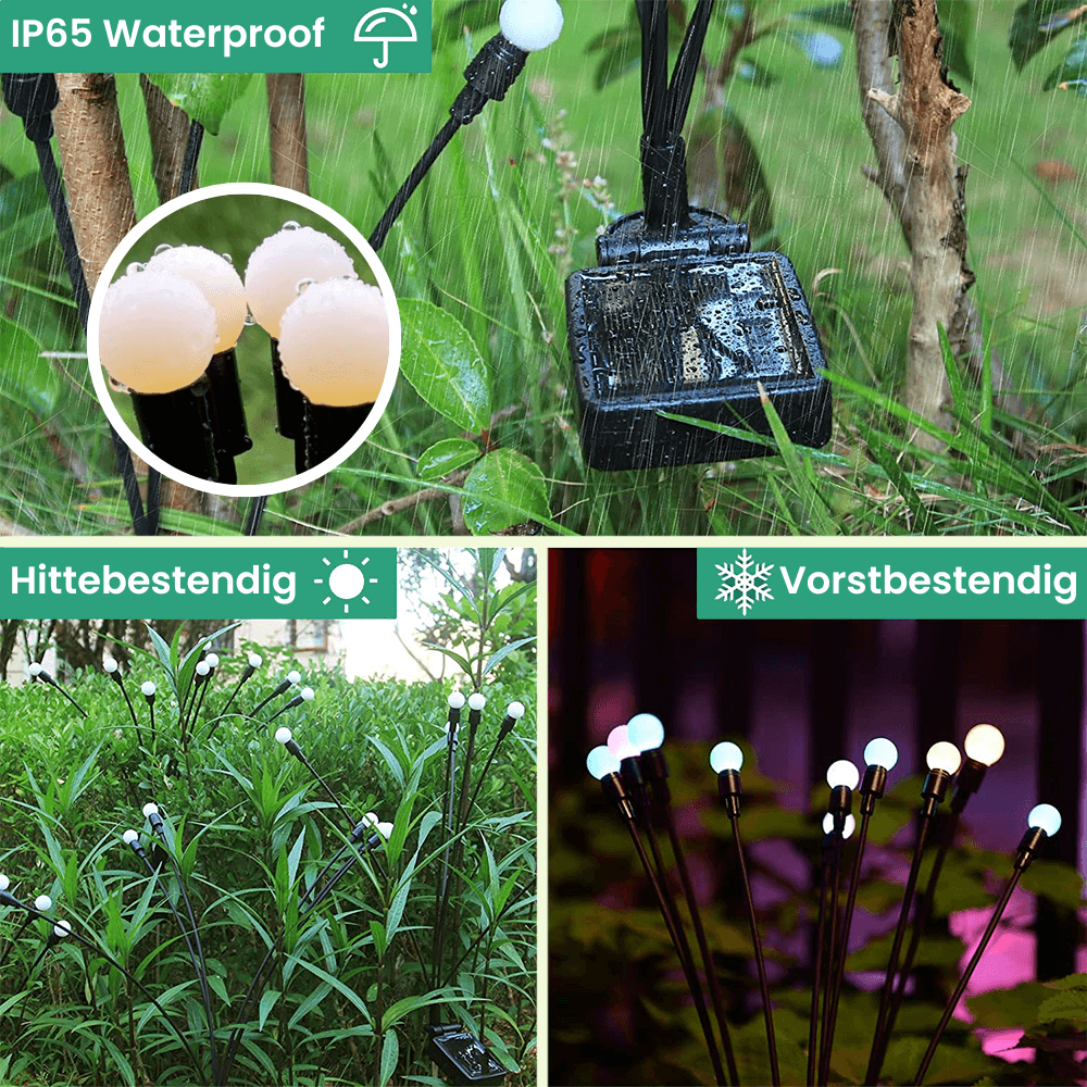 GlowGardens vuurvliegjes tuinverlichting op zonne-energie
