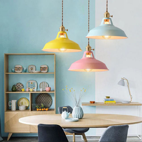 Retro abstracte design hanglamp
