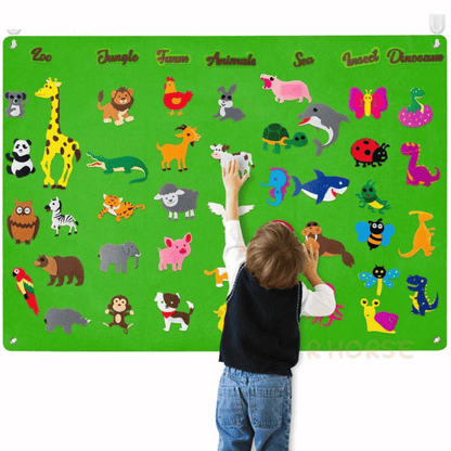 VelvetiKIDS interactief peuter viltbord